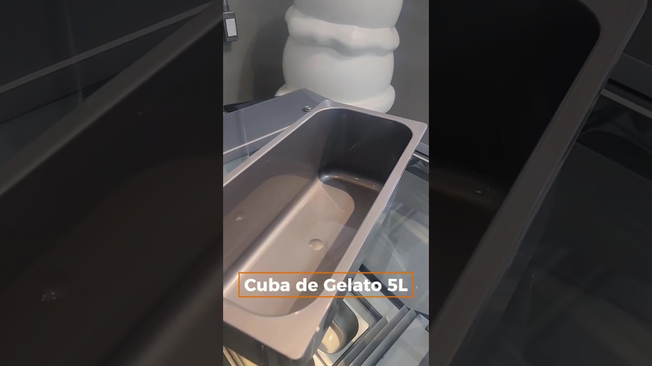Cubas de Gelato que valorizam o seu produto e encantam seus clientes! #elegance #gelato #sorvetes