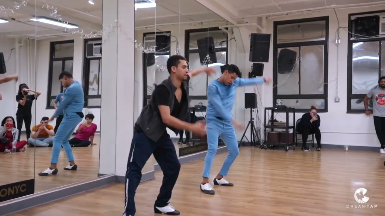 Son ga-cha  Franklin Díaz and his dancer angel Gonzales. workshop at the all star social NY