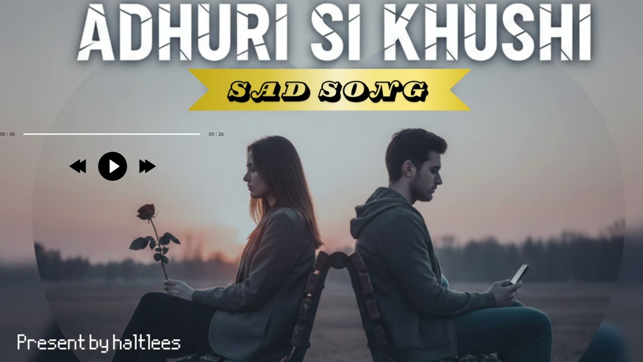 अधूरी सी खुशी | Sad Heartbreak Song | Aisa Gana Jo Rula De | Adhoori Si Khushi#breakup |lofi song 