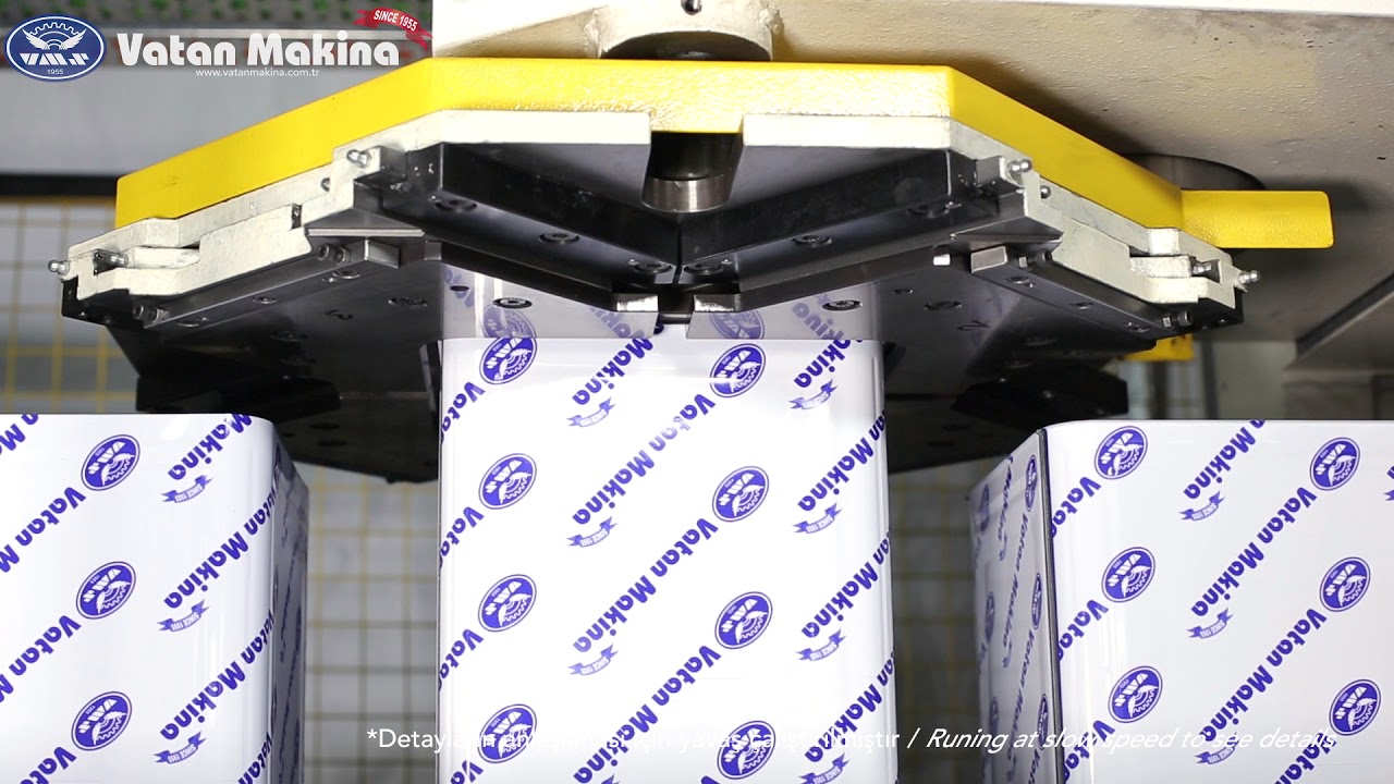 AUTOMATIC COMPACT VERTICAL CAN BODY MAKING & ASSEMBLING LINE FOR 17 kg OR 18 LT GENERAL CANS