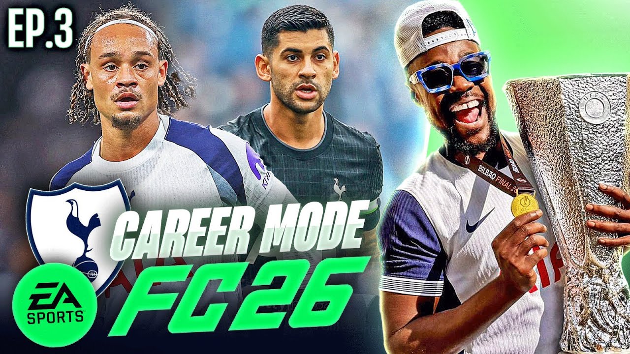 EXPRESSIONS PLAYS ULTIMATE DIFFICULTY 😡🤬 TOTTENHAM HOTSPUR FC 26 CAREER MODE EPISODE 3 