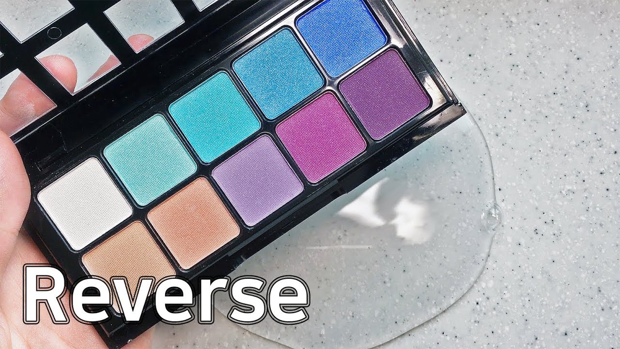[Reverse] Slime Coloring with Makeup Compilation ! Satisfying Slime ASMR Video #1