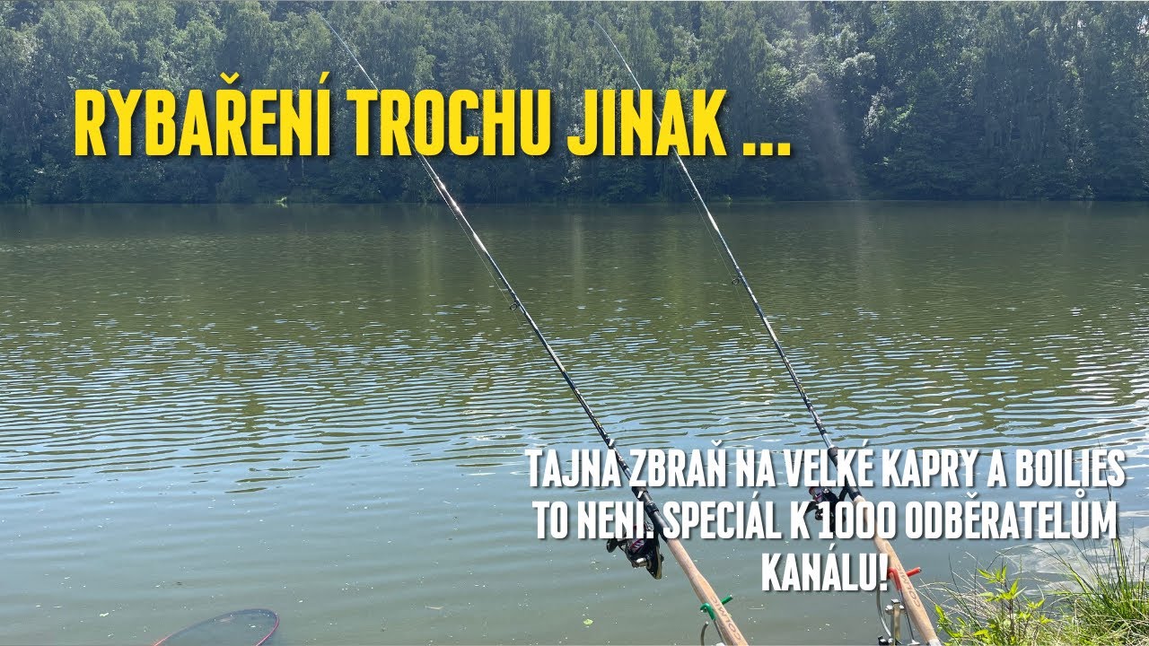 Tajná zbraň na velké kapry a boilies to není | Speciál u příležitosti 1000 odběratelů kanálu