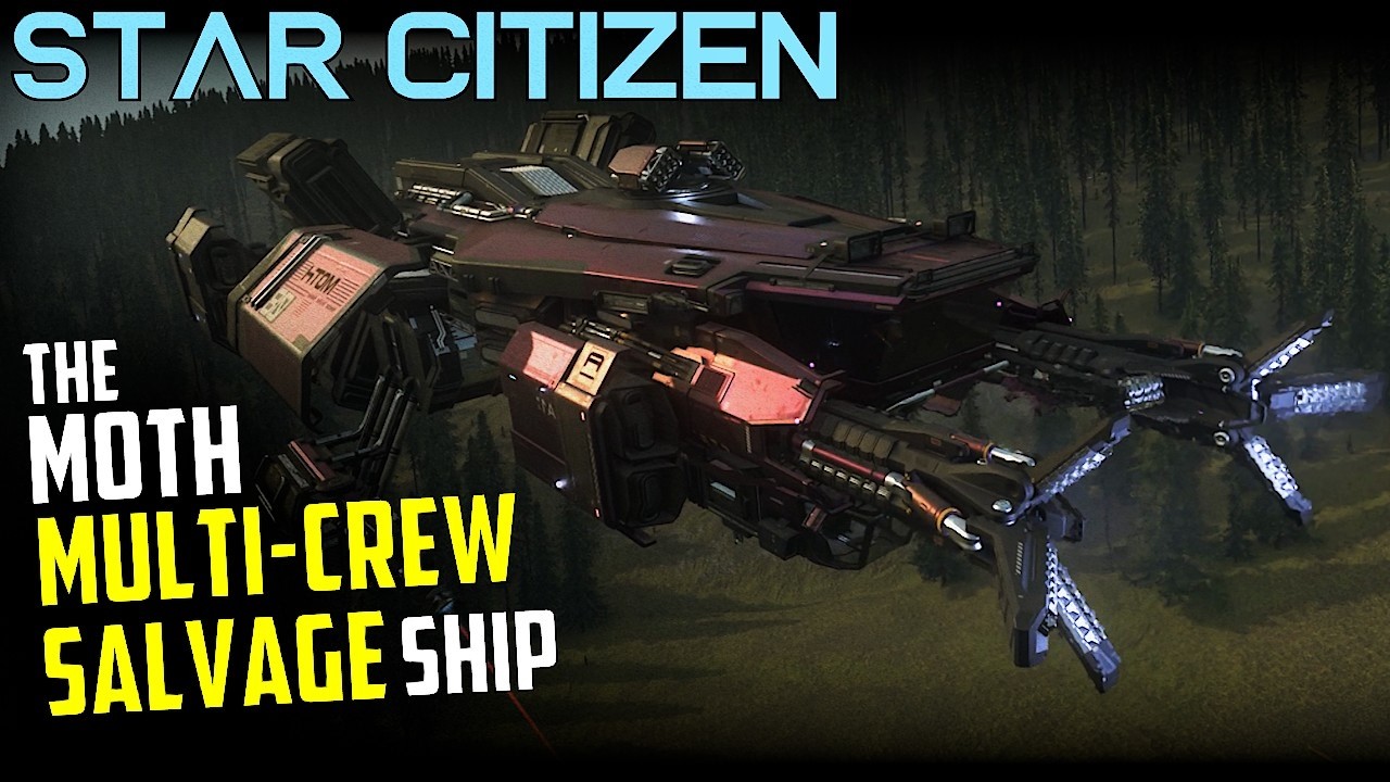 The NEW Salvage ship - Argo Moth - LTI Ship giveaway! - Star Citizen 4.6 Salvage gameplay