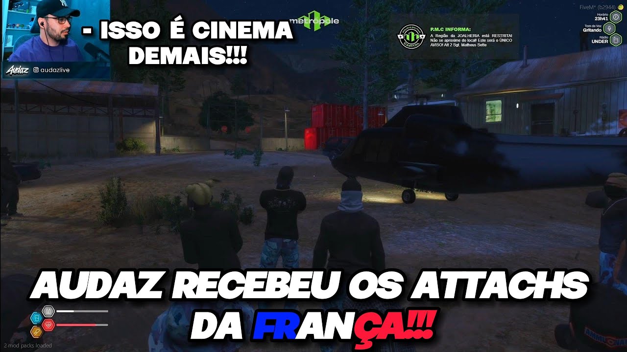 AUDAZ RECEBEU OS ATTACHS DA FRANÇA!!!