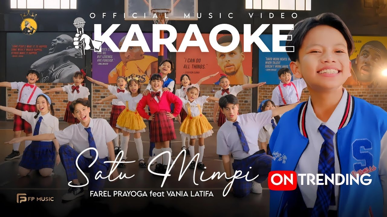 SATU MIMPI - FAREL PRAYOGA FEAT VANIA LATIFA VERSI KARAOKE