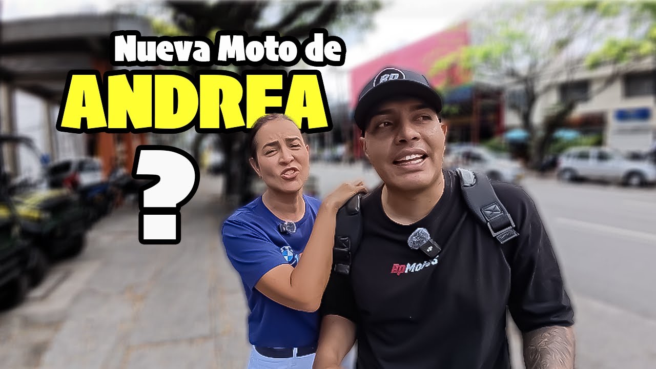 La NUEVA MOTO DE ANDREA ¿Cuál será? No la dejaron Grabar😱