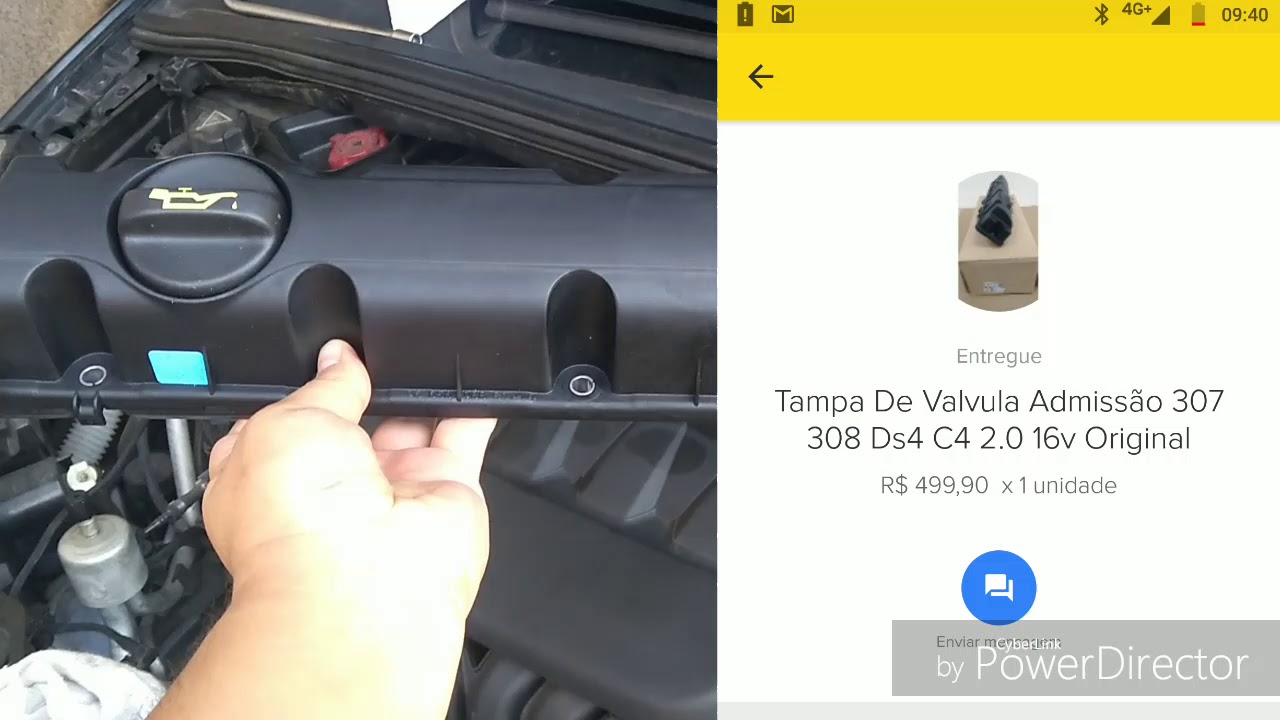 Como Trocar a Tampa de Junta de Válvulas do Peugeot 408/ 308/ Citroen C3/ C4 (2.0)