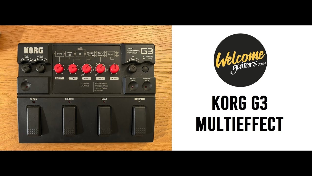 Korg G3 Multieffect Guitar Performance Processor