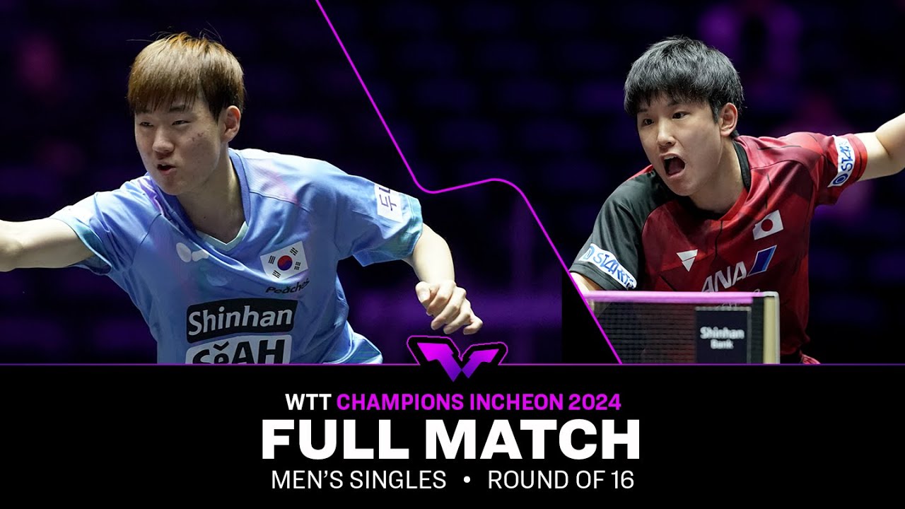 FULL MATCH | Oh Junsung vs Tomokazu Harimoto | MS R16 | #WTTIncheon 2024