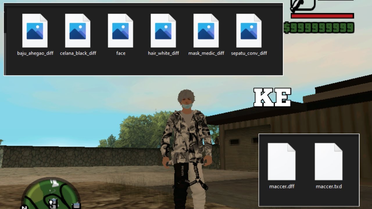 Cara Converts file TEXTURE menjadi  .TXD | mod GTA SAN ANDREAS