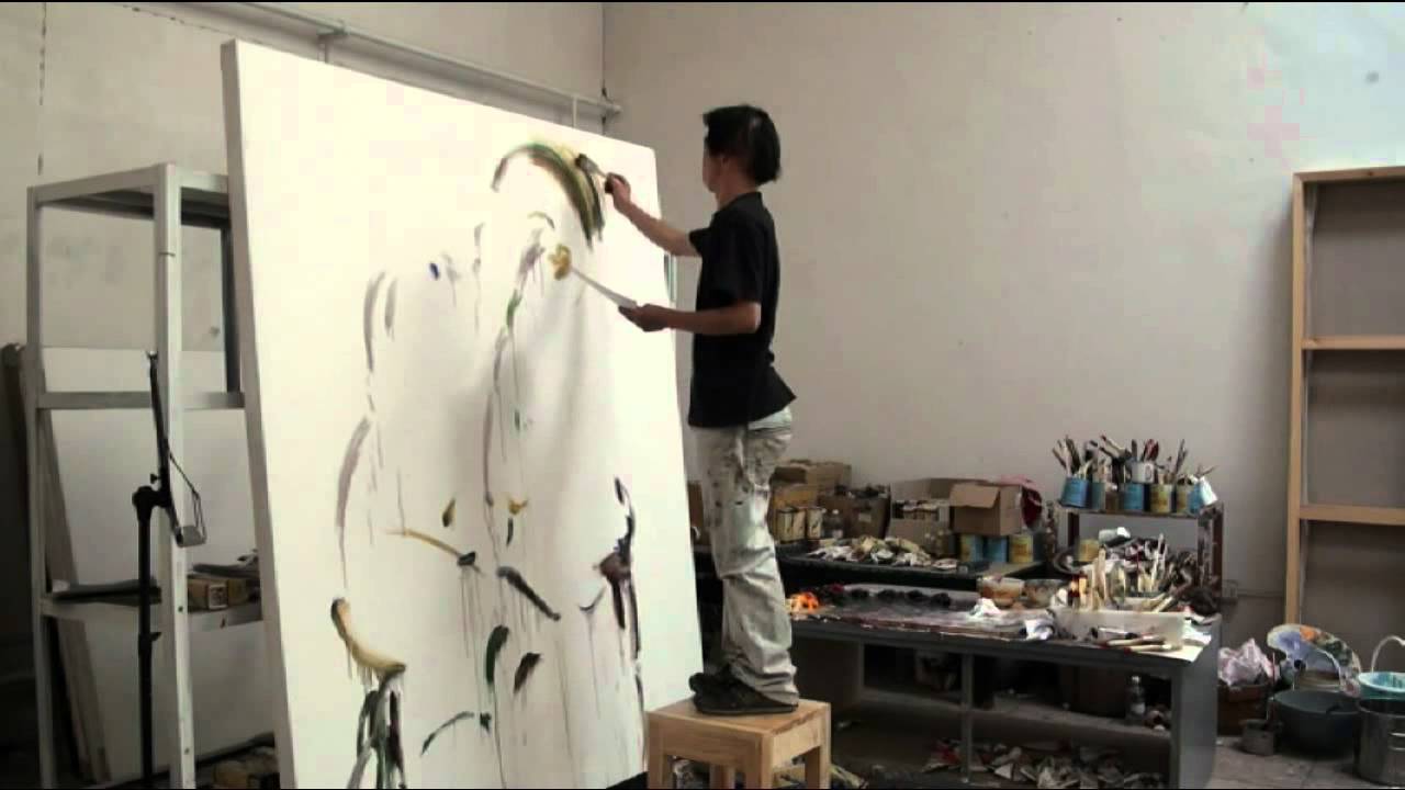 LIU ZHENGYONG - Galerie DOCK SUD - Peinture - Atelier - part 1