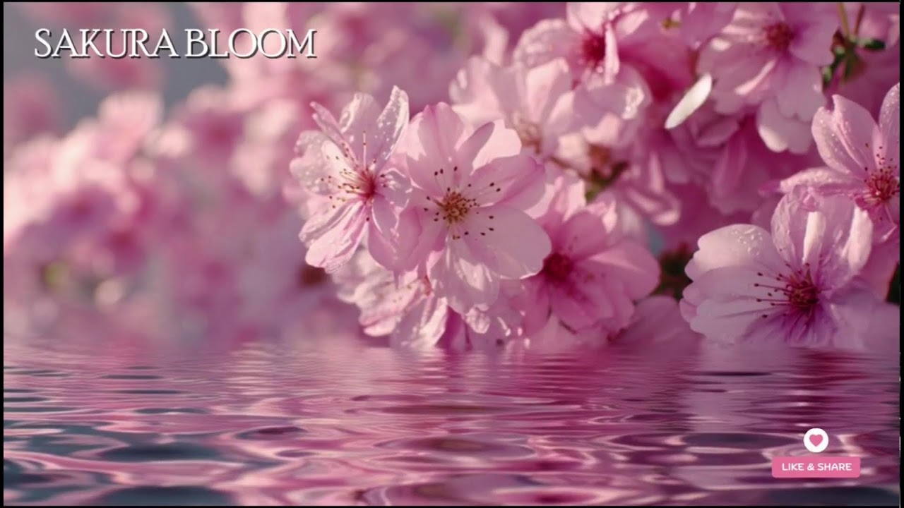 🔴 日本の静寂 – 桜ブルーム 癒しのアンビエントサウンドとキャンドルの光