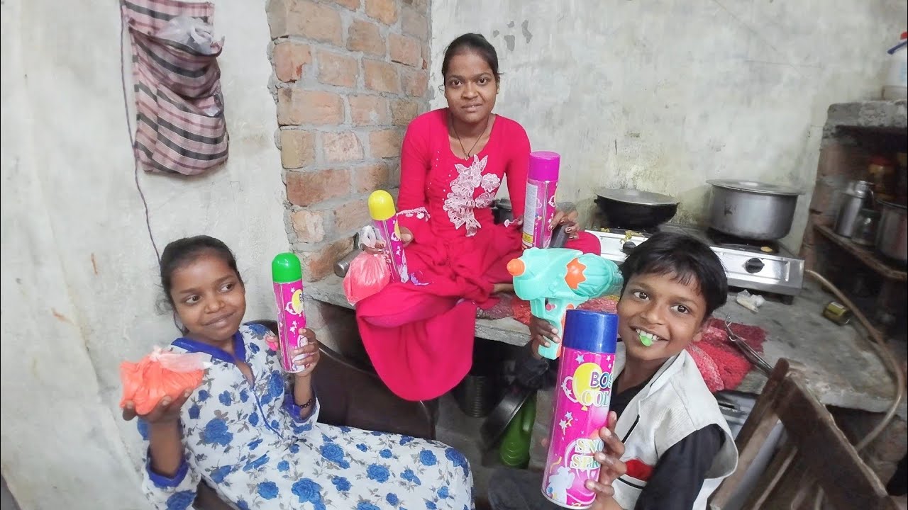 Holi Special Vlog 🌈 Rang, Masti Aur Family Time