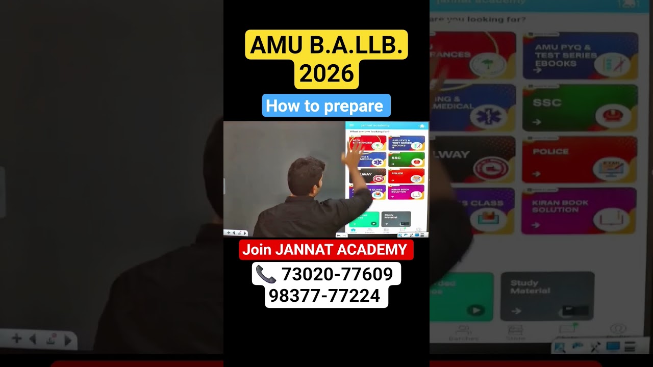 AMU B.A.LLB. Entrance Exam 2026 