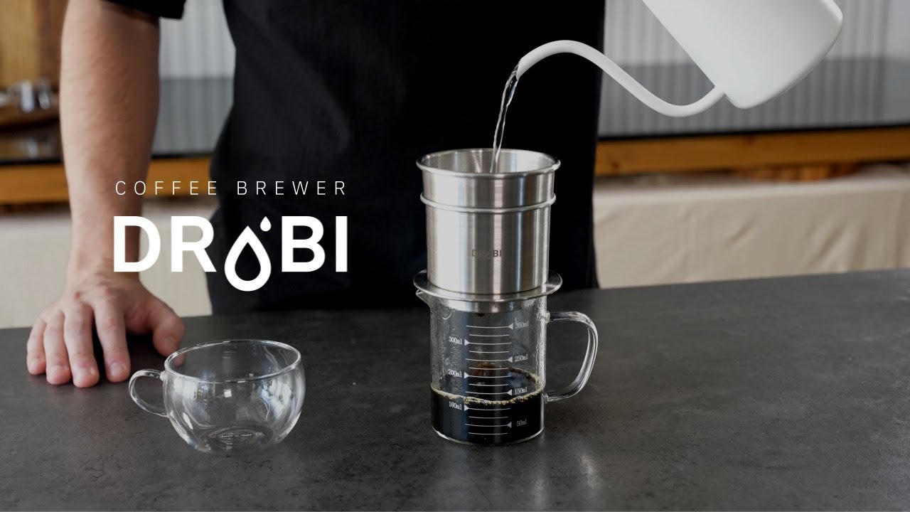 DROBI ONE🤎 Eco-friendly, Sustainable, Non bypass coffee brewer