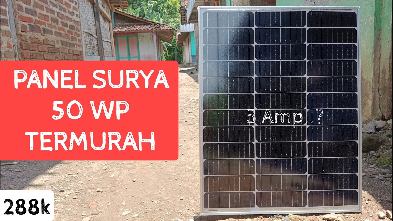 ini jenis poly atau mono..? | Review panel Surya ASIASUN 50wp