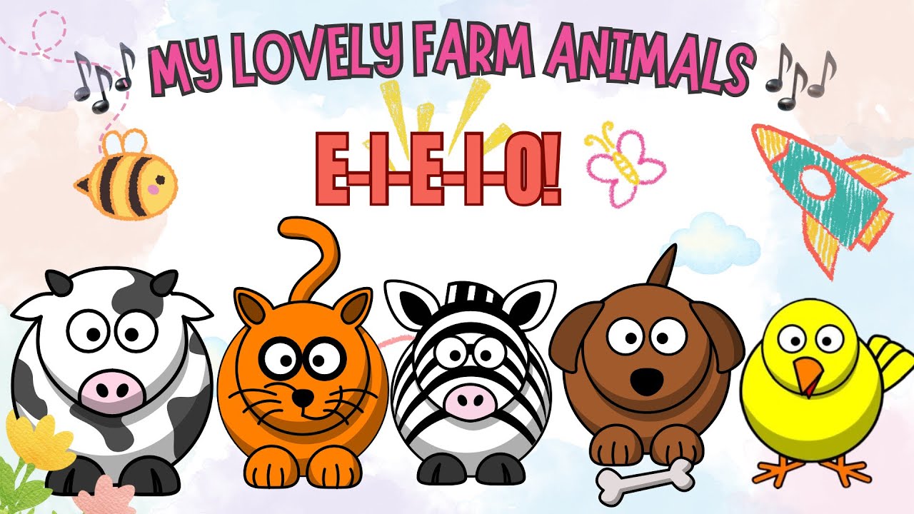 My Lovely Farm Animals 🎶  - Song about farm animals - Animal song