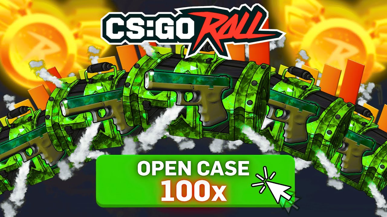 Я ОТКРЫЛ 100 МАКСИМАЛЬНЫХ КЕЙСОВ на CSGORoll!
