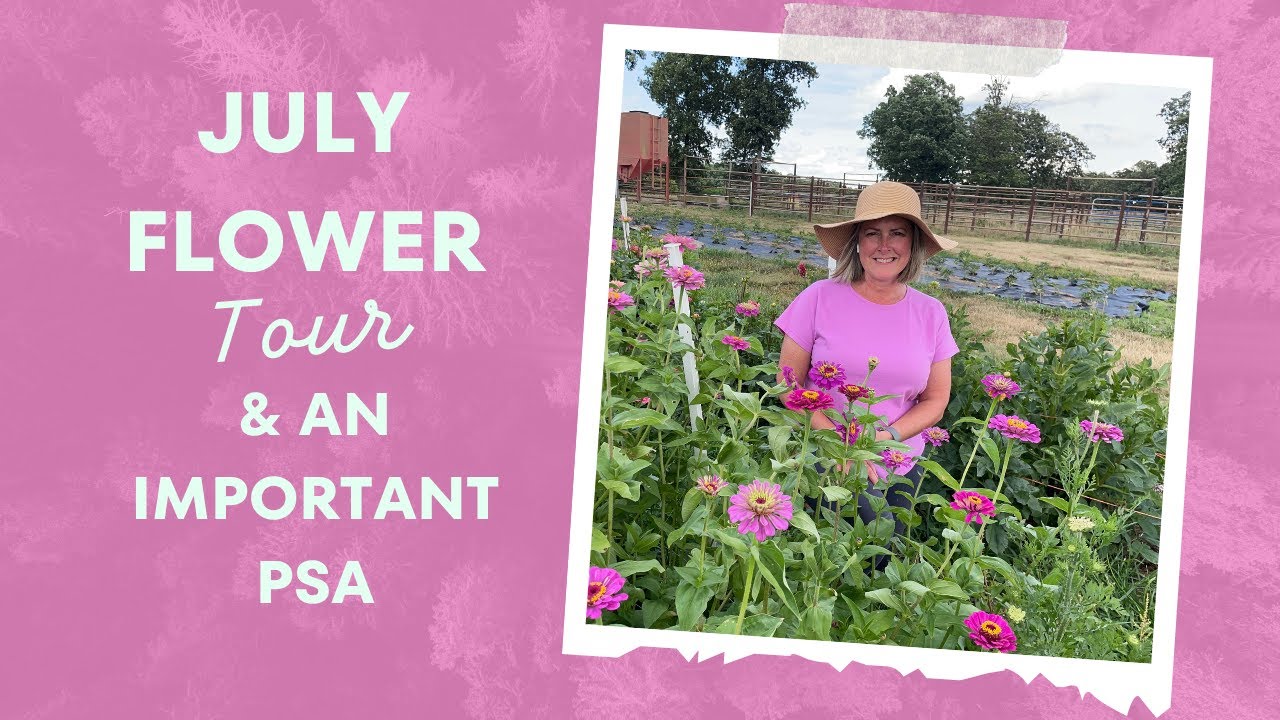 July Flower Tour | Let's Talk About Melanoma
