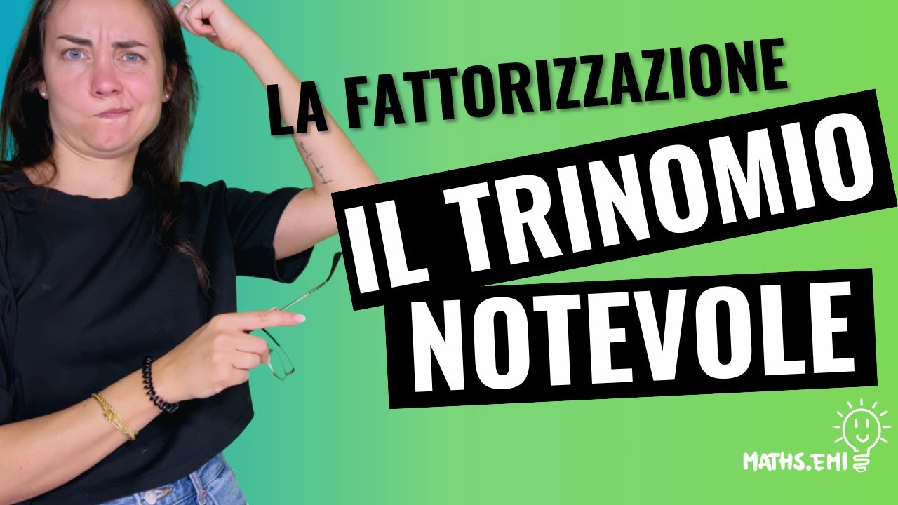 FATTORIZZAZIONE  con il TRINOMIO notevole: ESERCIZI #matematica #algebra