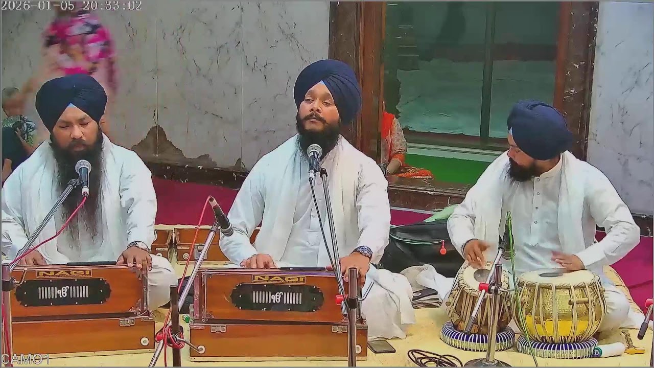 KIRTAN  GURBANI FROM GURDWARA SRI DASHMESH DARBAR GURU TEGH BAHADUR NAGAR SION MUMBAI