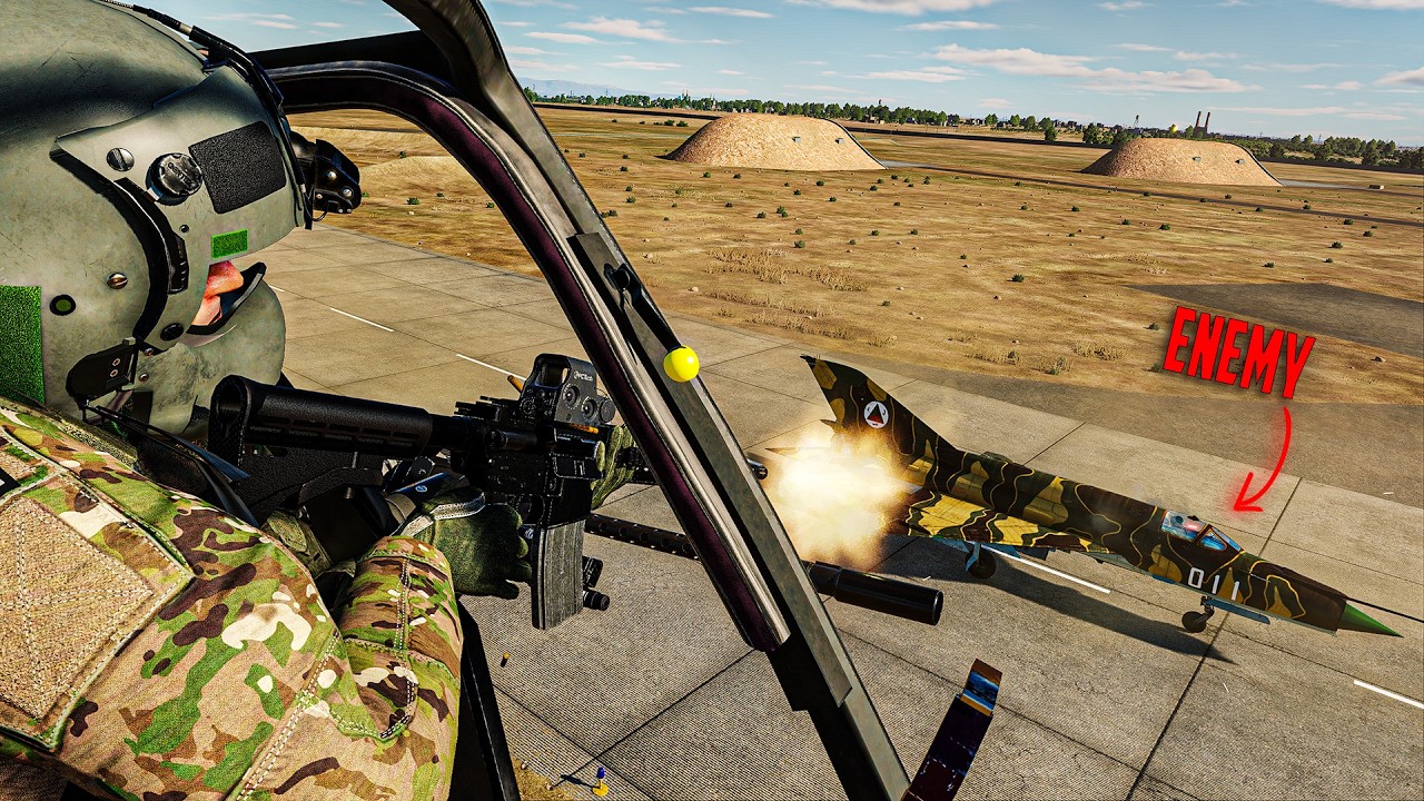 ANNOYING ENEMY PLAYERS WHILE THEY THINK THEY ARE SAFE | DCS OH-58 Kiowa Warrior