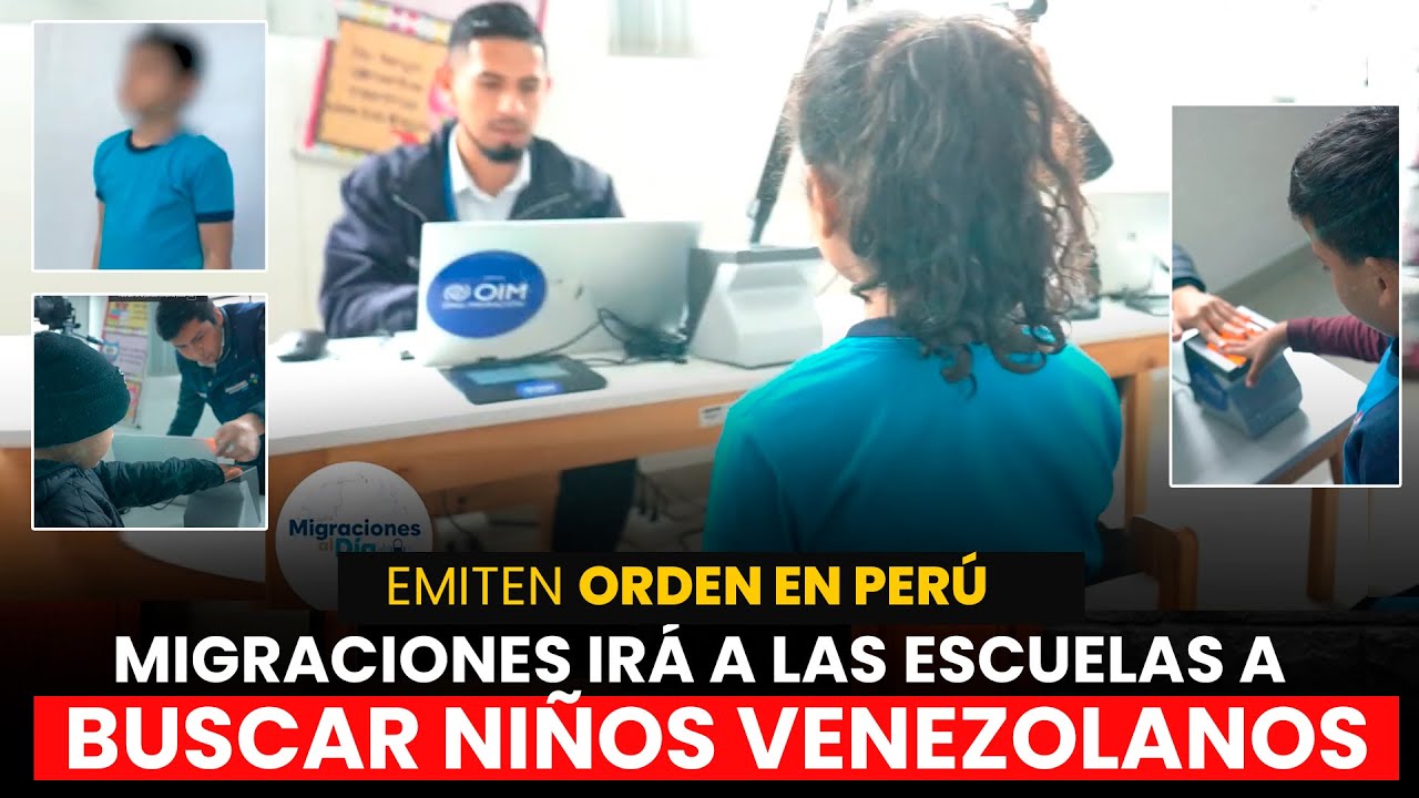 Migraciones dará un carnet de extranjería a los menores de edad venezolanos en Perú sin CPP