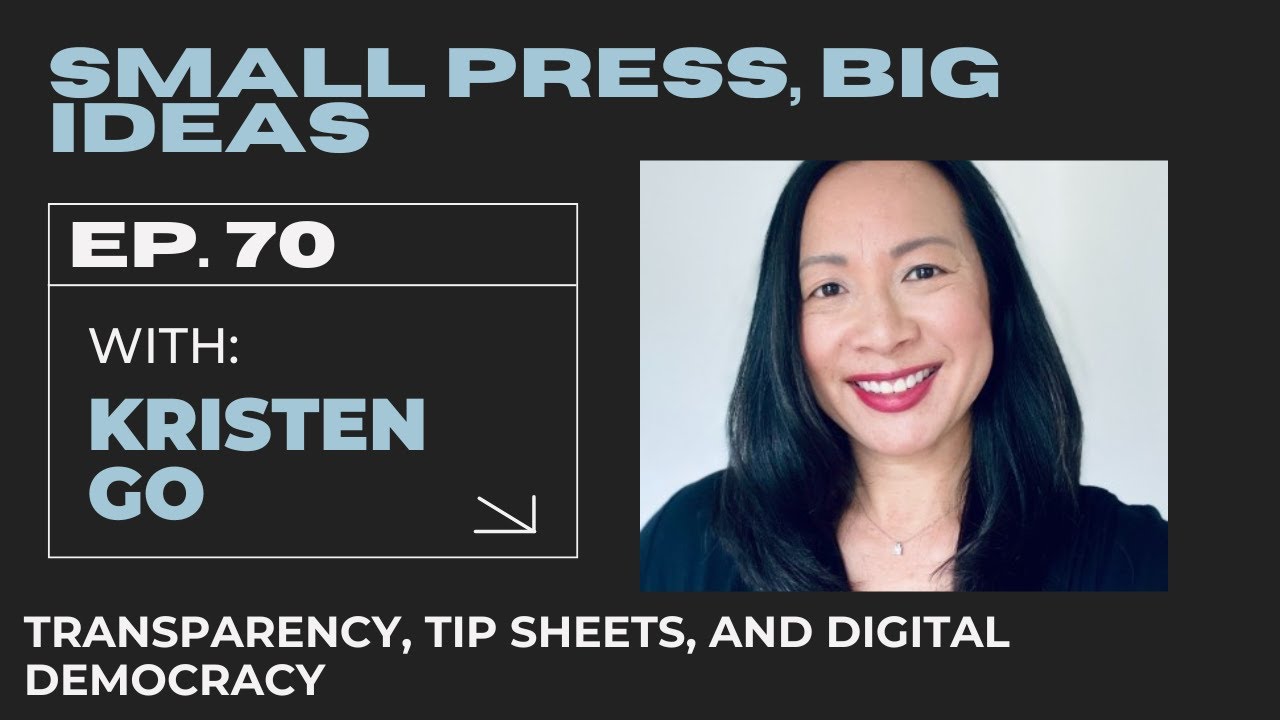 Transparency, tip sheets, and digital democracy