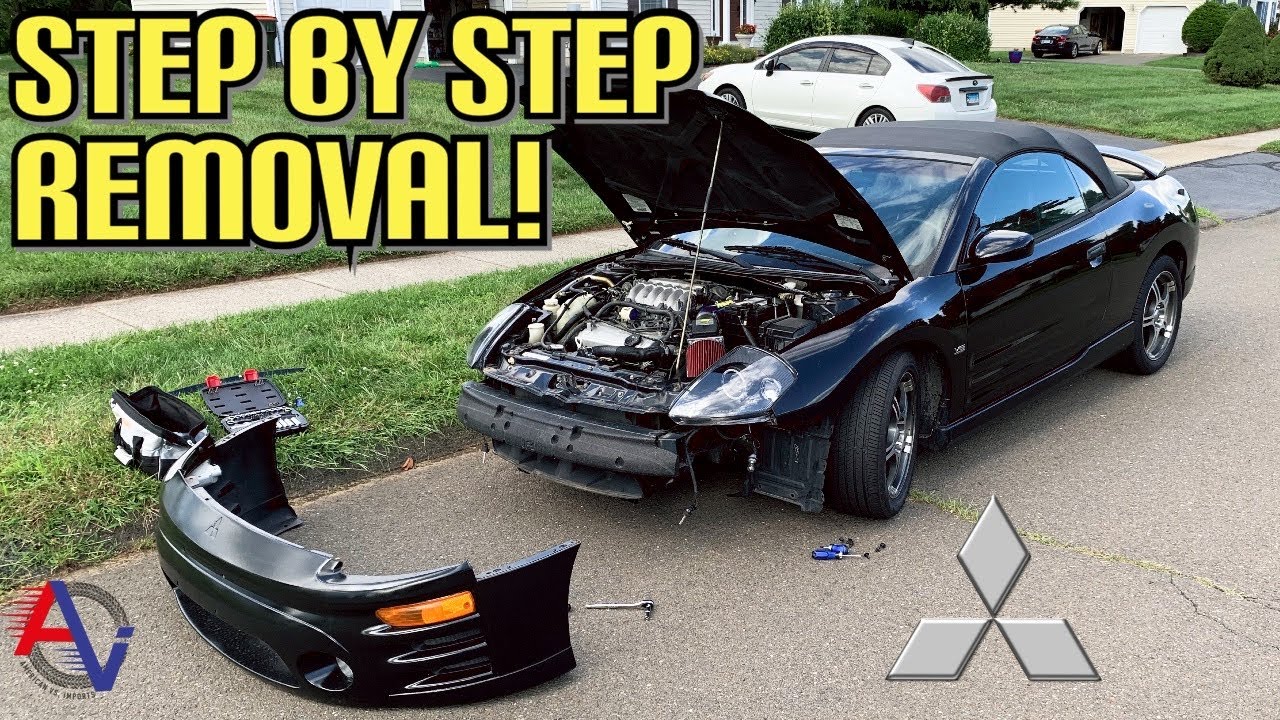 How to Remove Front Bumper on G3 Mitsubishi Eclipse | 2000-2005 Mitsubishi Eclipse