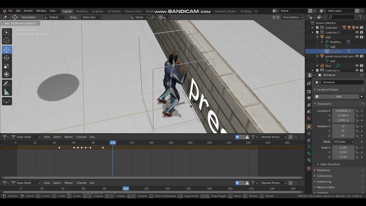 [UPBGE]Climbing with automatic movement  And action