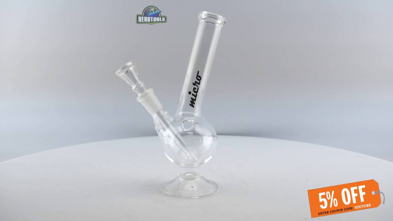 MICRO SMALL GLASS BONG [HD] [HERBTOOLS]
