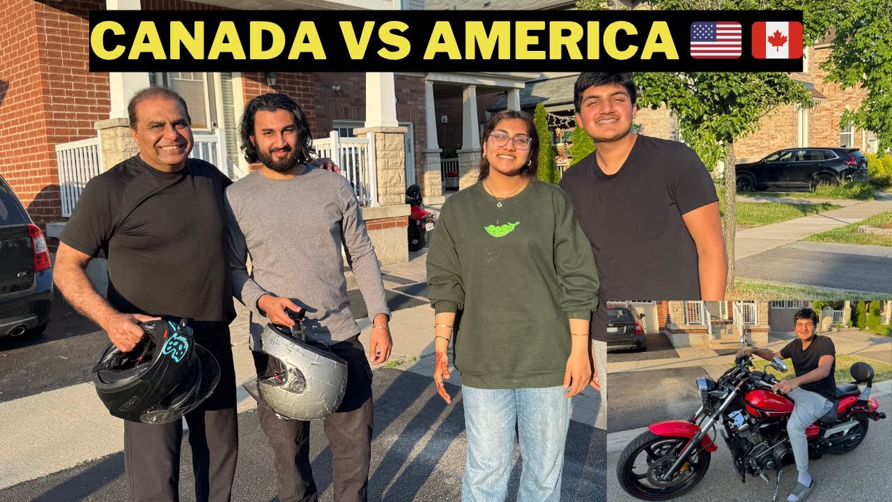 Canada vs. America Race || Bohat Maza Aaya 🚗