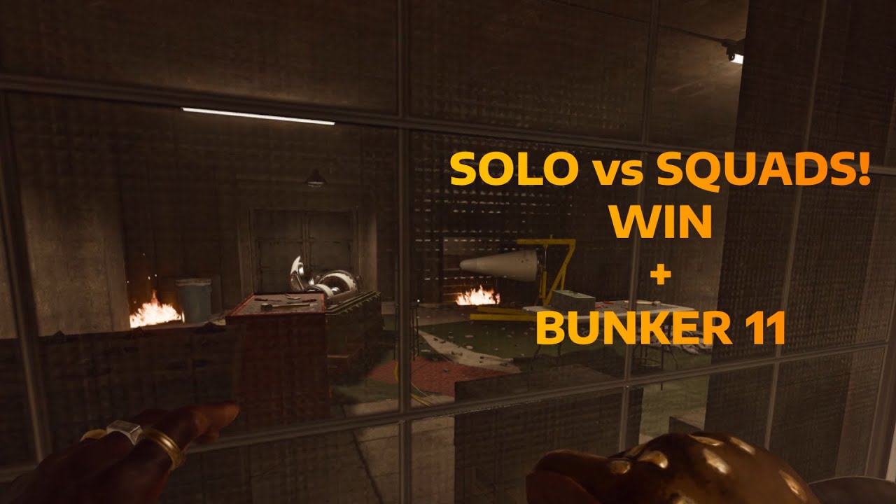 Solo vs Squads INSANE Victory after Unlocking Bunker 11! (No Loadout Warzone)