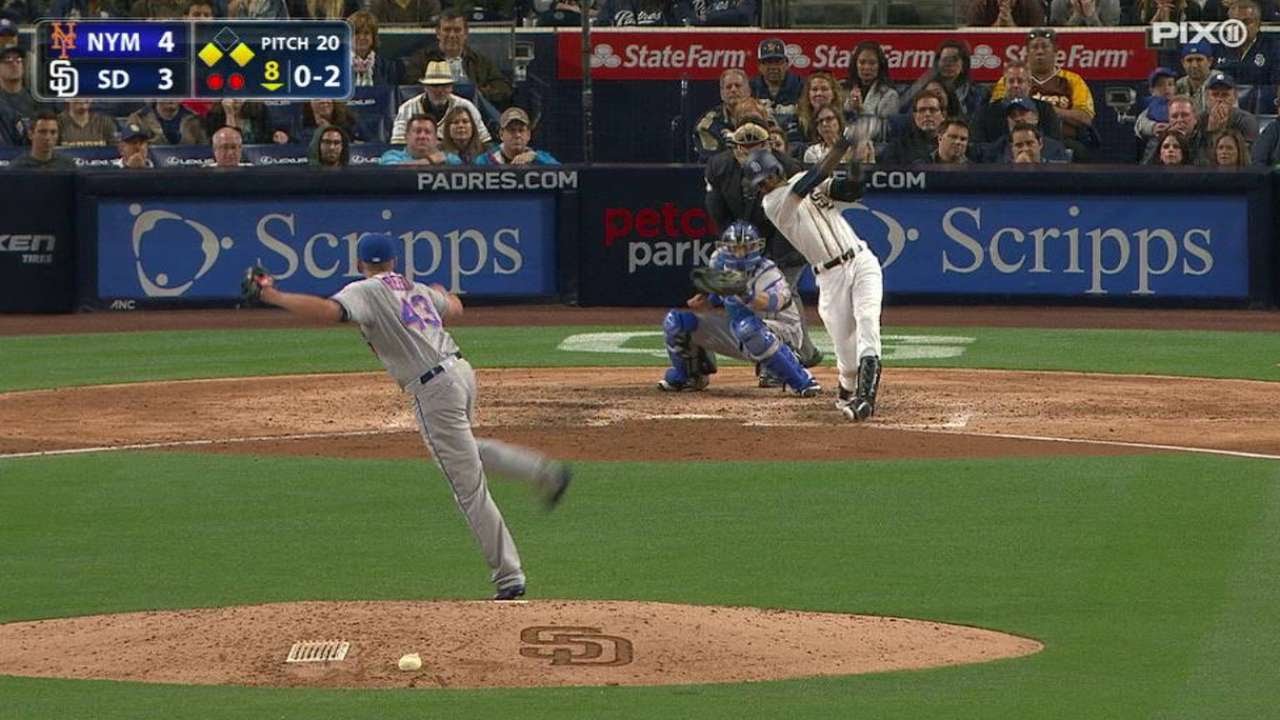 NYM@SD: Reed fans Ramirez, stranding two runners