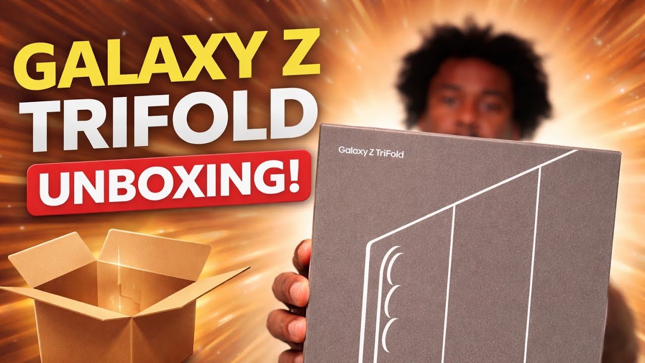 Распаковка Samsung Galaxy Z Tri-Fold: это было совсем не то, чего я ожидал.
