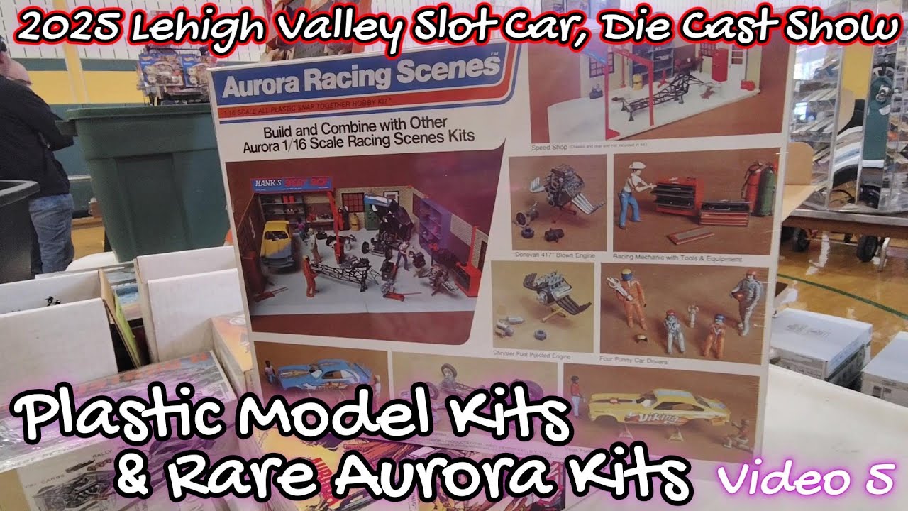 Пластиковые наборы для моделирования и редкие наборы Aurora для выставки игровых машин и литья по...