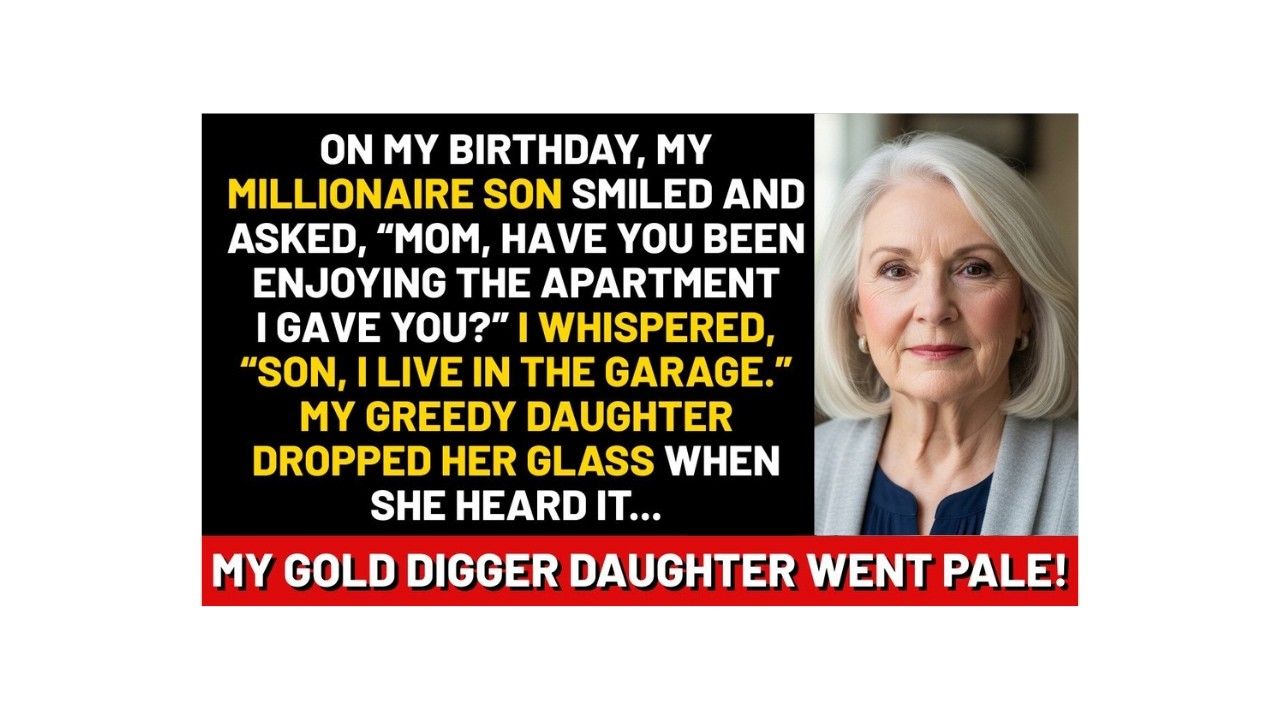 On my birthday, my millionaire son smiled and asked, “Mom, have you been enjoying the apartment