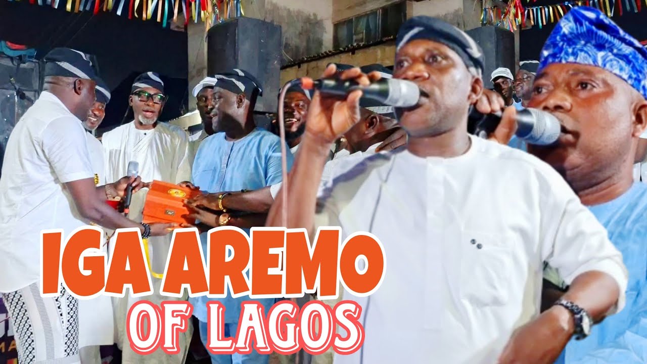 T-ONE, ÌGÀ ARẸMỌ OF LAGOS WITH ALH. MUTIU ISHOLA 