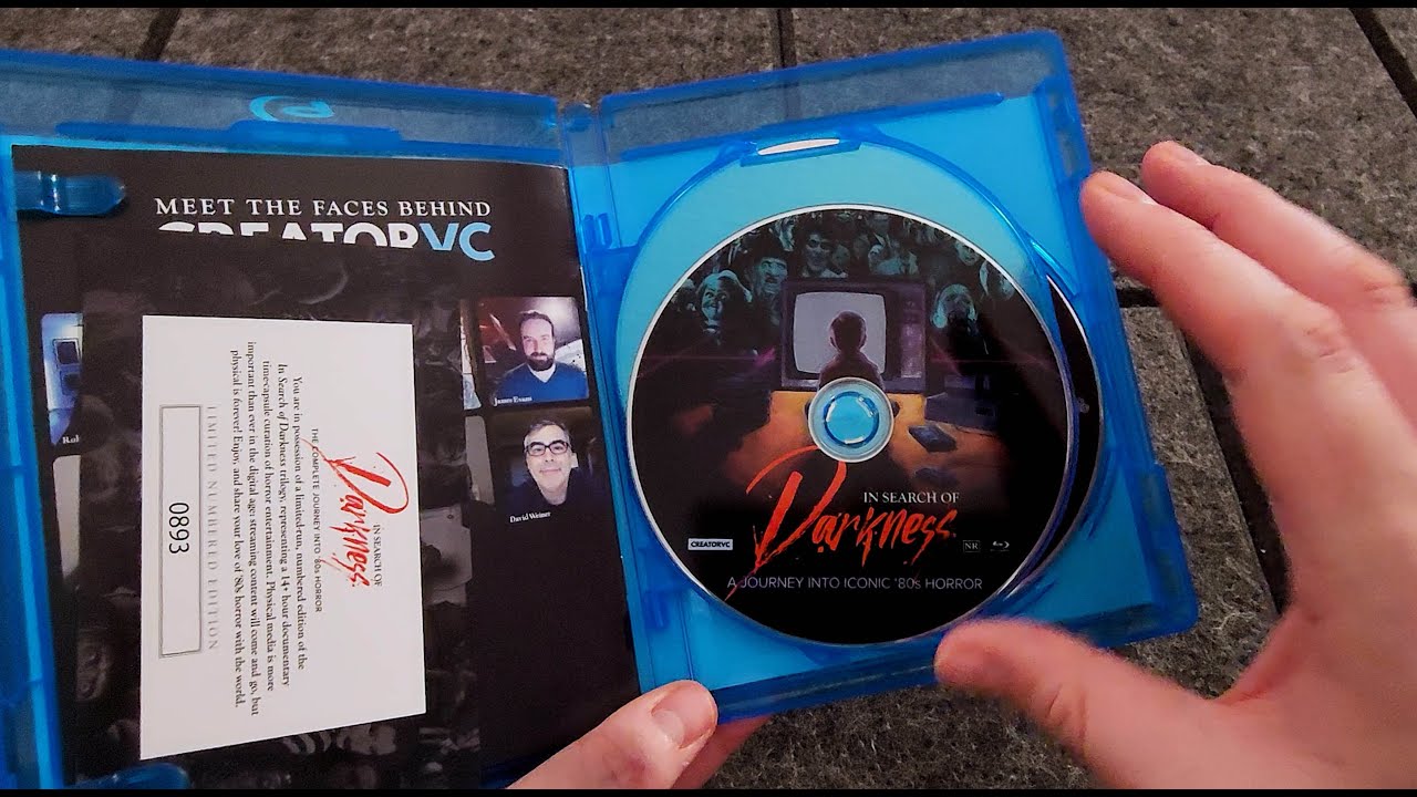 In Search of Darkness 80'S Horror Documentary Complete Collection Bluray UNBOXING