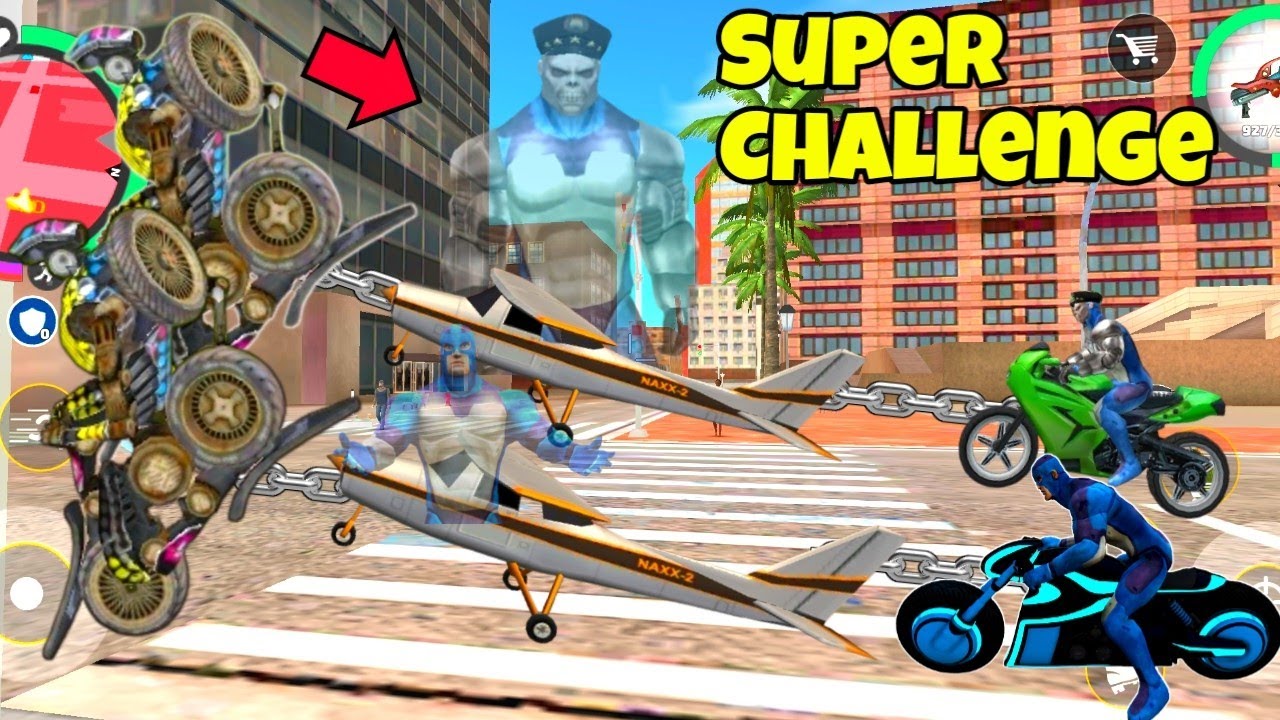 Evil Rope Hero Vs Rope Hero Super Challenge in Rope Hero Vice Town | New Mission in Rope Hero Game