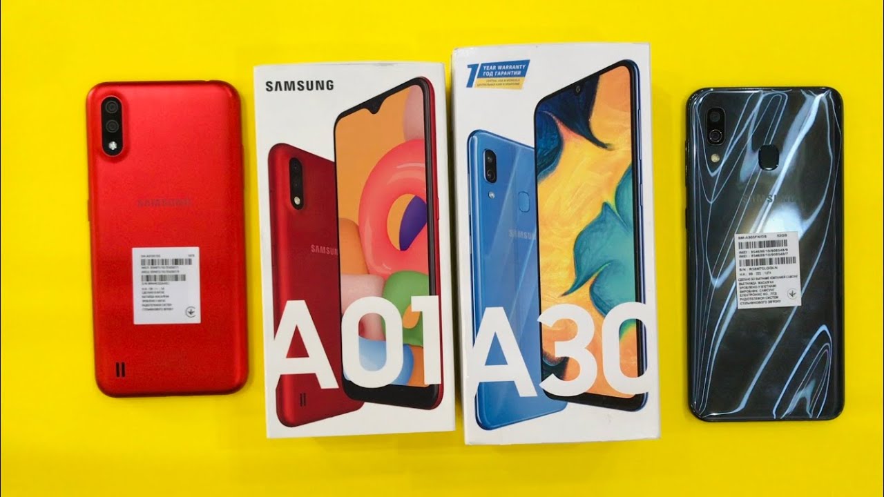 Samsung Galaxy A01 vs Samsung Galaxy A30