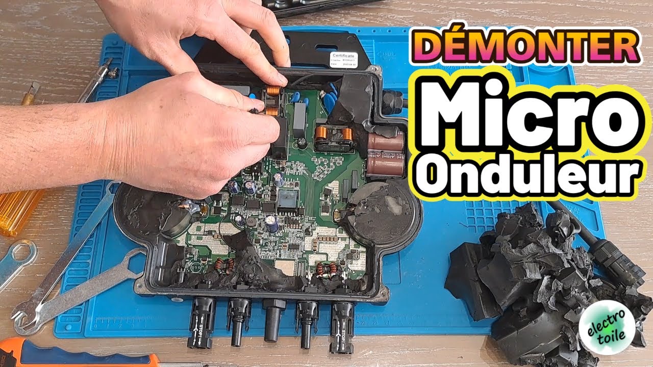 Démonter micro-onduleur APsystems DS3 (Anker A5143) : Guide et visuels pour vous aider à le dépanner