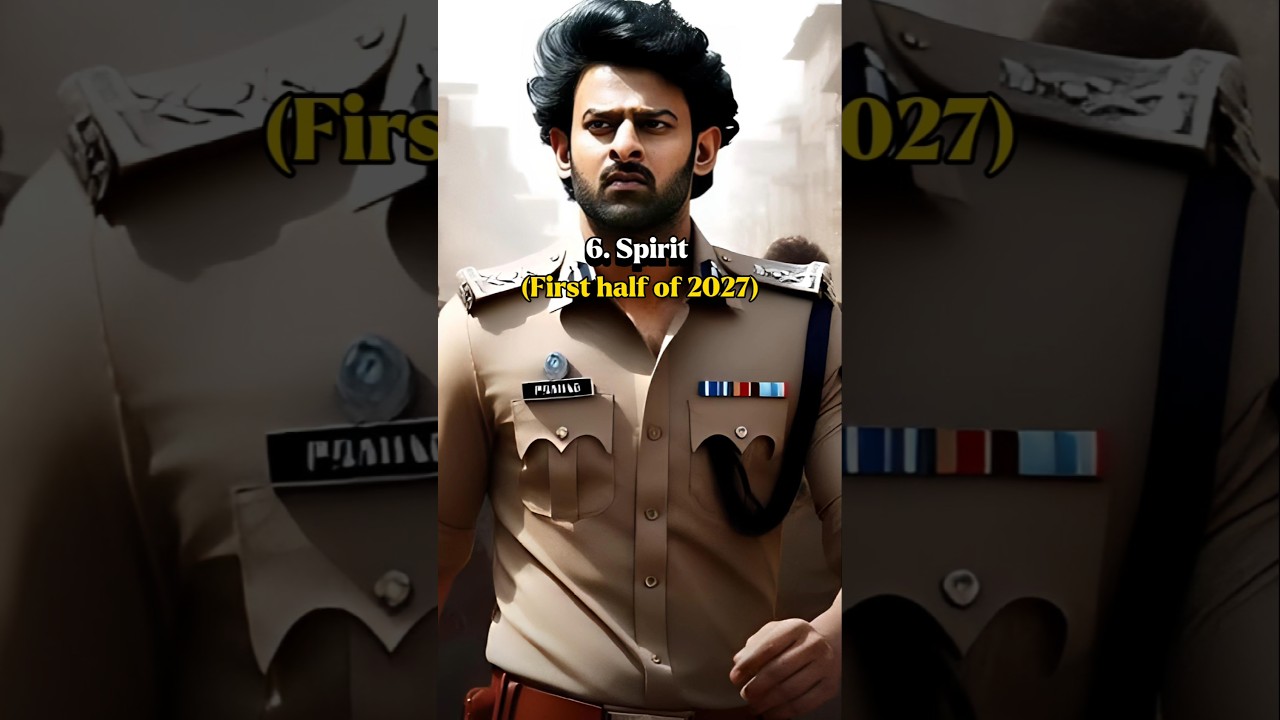 Prabhas upcoming movies (2026 to 2030)🔥🫡#shorts#viral#trending#spirit#prabhas#sandeepreddyvanga