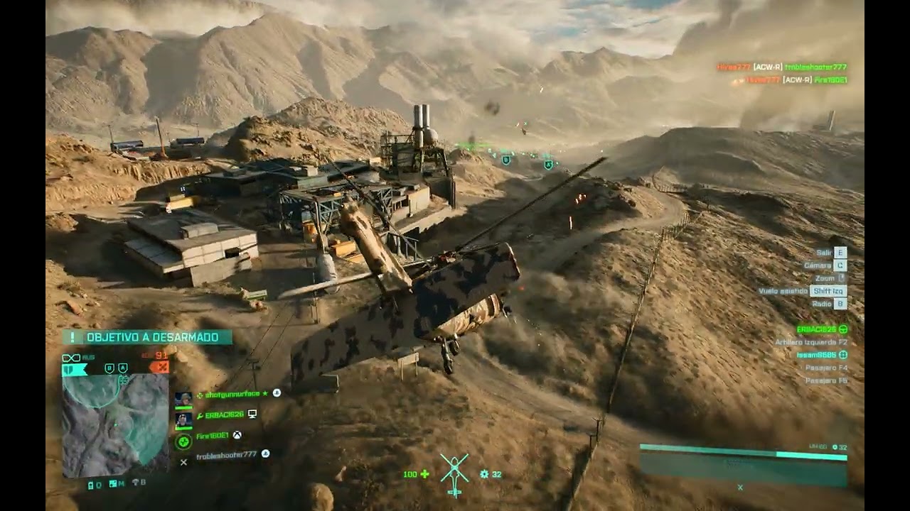 SOPORTE AEREO CON BLACKHAWK  | Battlefield 2042 | 4K | 144 FPS | NVIDIA RTX