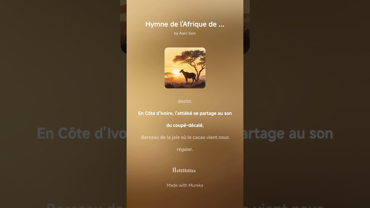 Hymne de l’afrique 