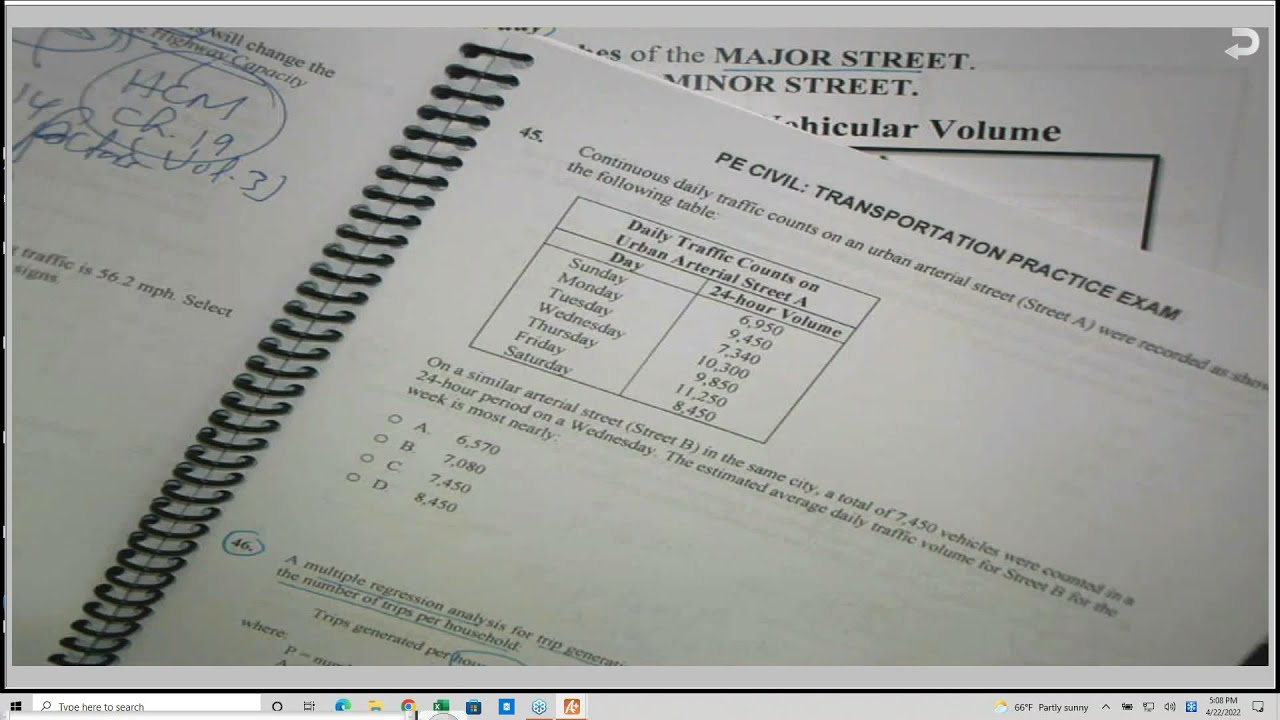 2022 PE Civil Transportation CBT - Traffic Warrants - MUTCD 2009