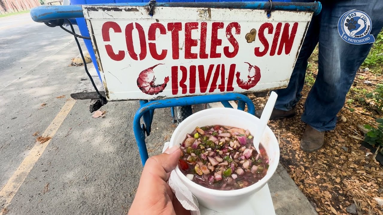 Los famosos cocteles  callejeros SIN RIVAL cerca del aeropuerto DE EL SALVADOR