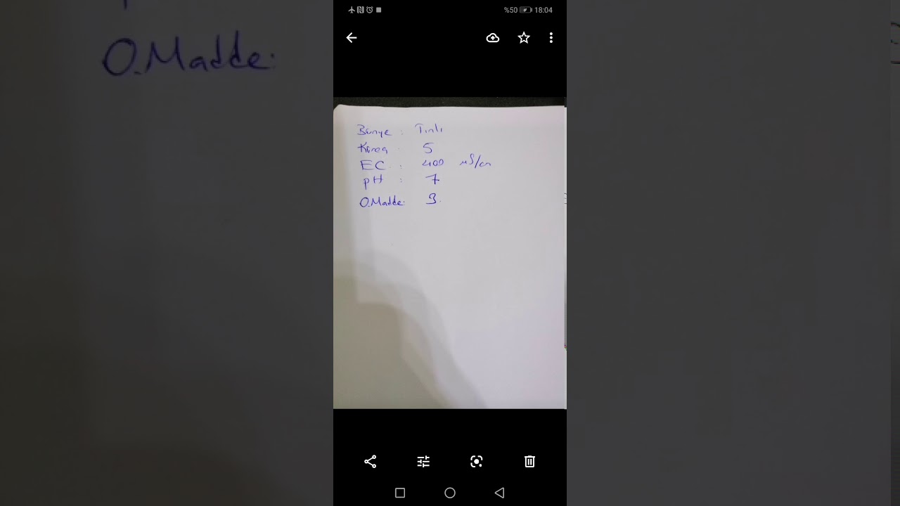 Toprak Analizi Makro ve Mikro Elementler, yeterlilik seviyeleri