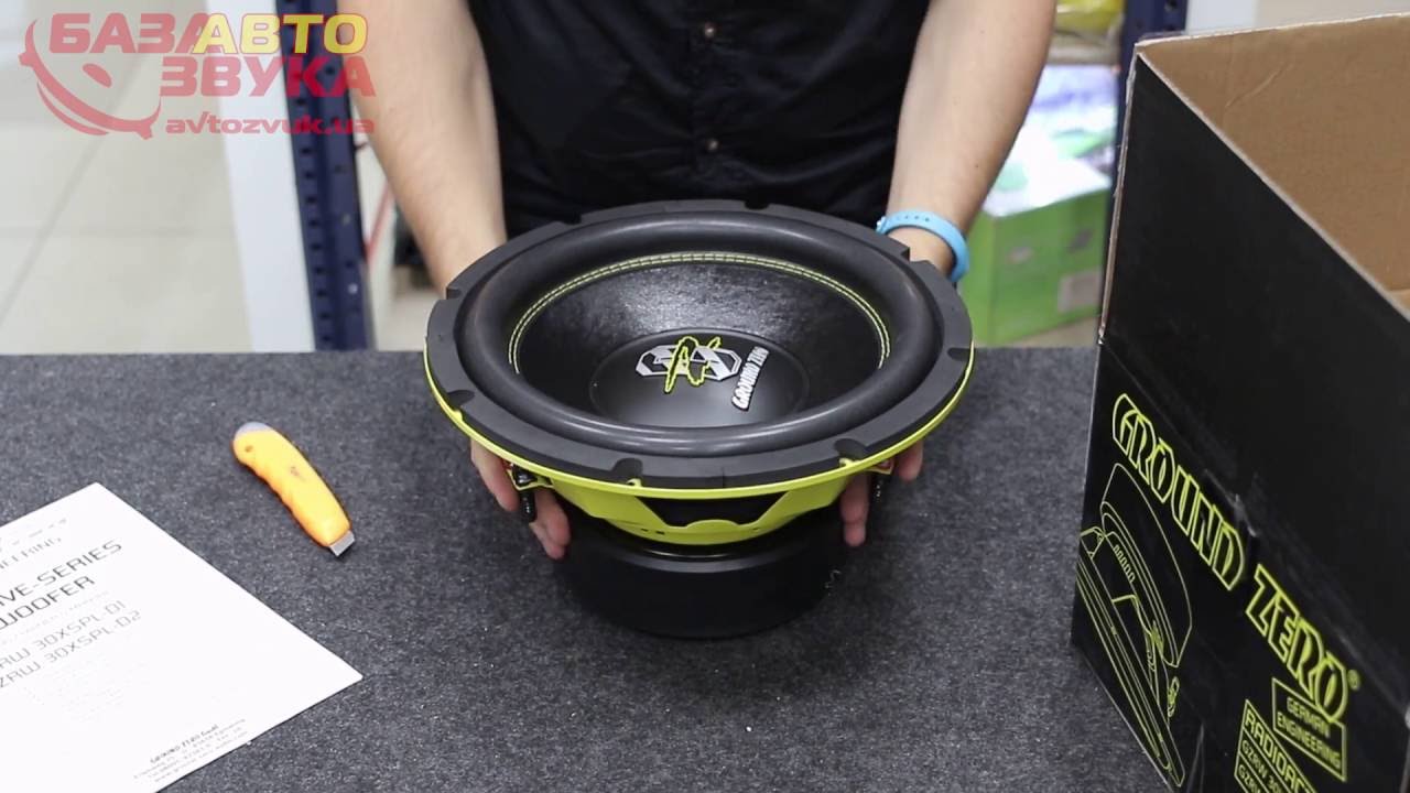 Сабвуферный динамик Ground Zero GZRW 30XSPL-D1
